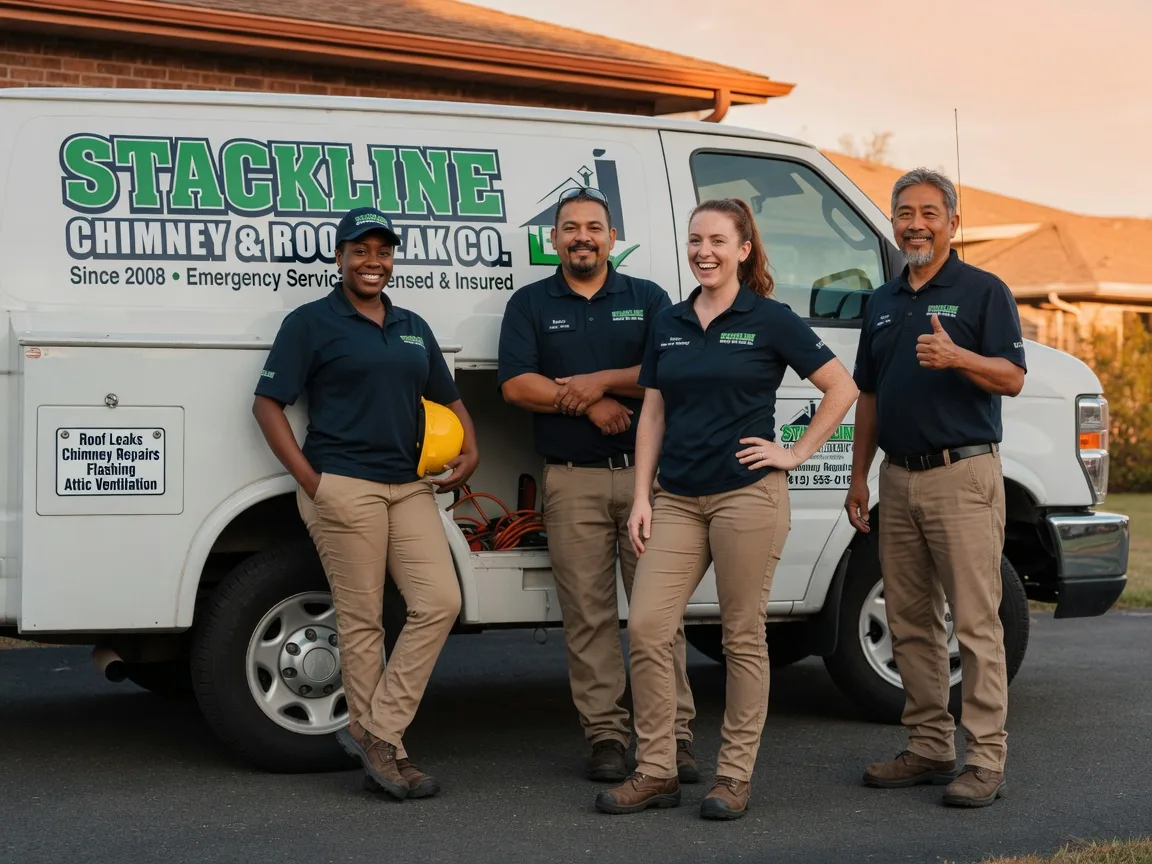 Chimney flashing repair company in Hamburg, IA